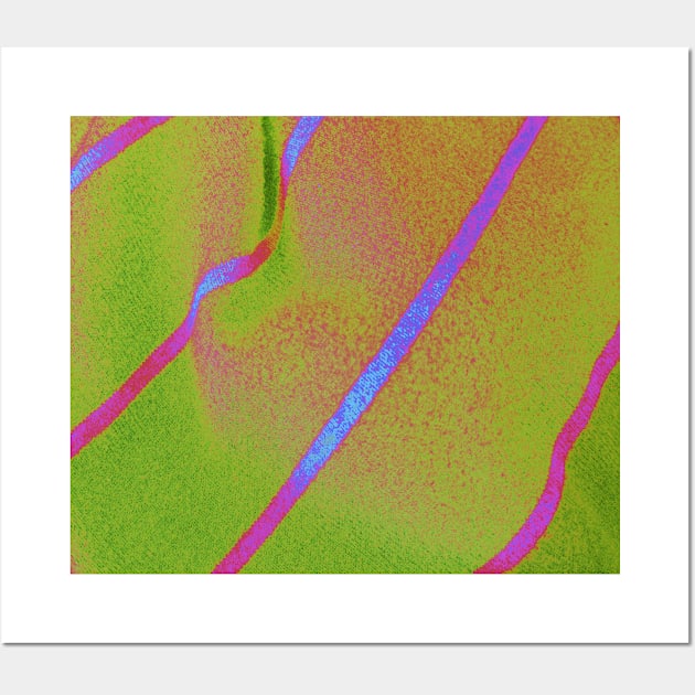 Hot fluro Ribbons abstract Wall Art by stevepaint